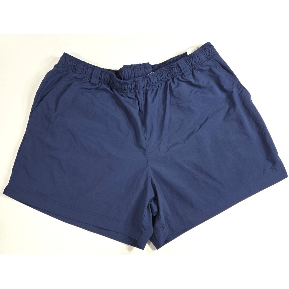 Columbia Shorts Womens Navy Blue PFG Backcast Fishing Water Outdoor Utility 1X